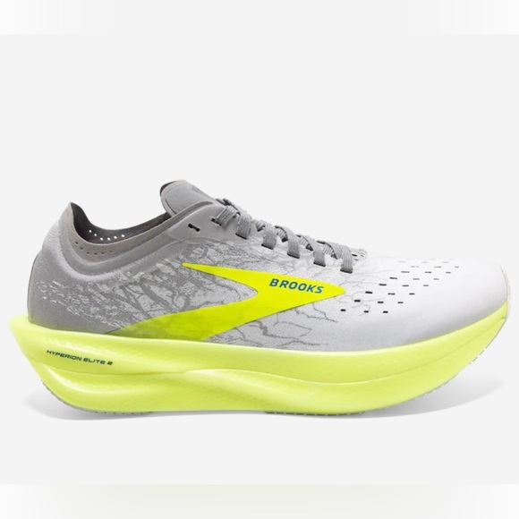 Brooks Other - Brooks Unisex Hyperion Elite 2 Running Shoe WhiteSilverNightlife Sneakers Sz10.5
